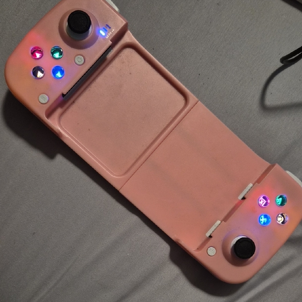 Pink Gaming Controller with LED Buttons - Picture 7 of 9